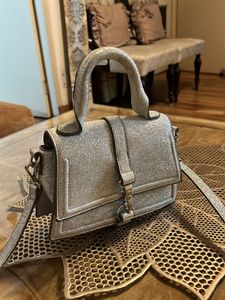 H&amp;m silver handbag
