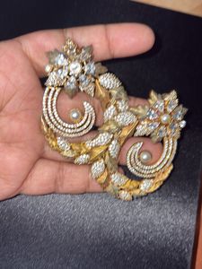 Big Pearl Danglers Earrings