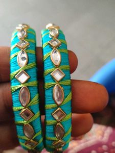 Combo Silk Thread Bangles