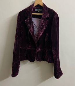 Velvet Plum Blazer