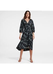 Forever New MAYA FRILL WRAPMIDI DRESS