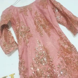 Partywear Designer Net Kurti
