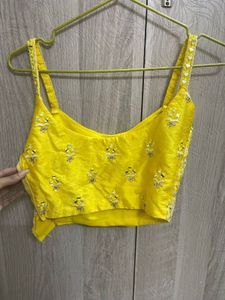 Yellow Heavy Lehenga Choli Set