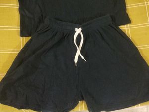 Night Suit Shorts Set