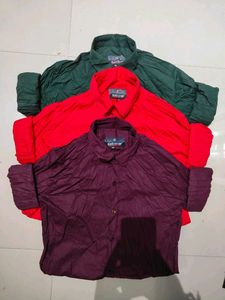 Colorful Collared Shirts - Bundle of 3