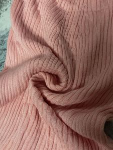 Pink Knit Mini Dress