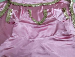 Baby Pink Satin Gown