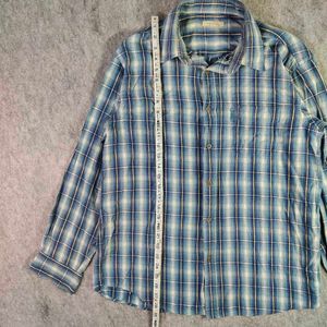 May Pole Male Plaid Shirt - Chest 42