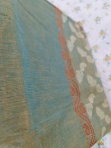Organza Silk Dual Color Saree
