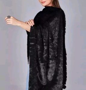 🇦🇮Minx Fur Shawl Stole Winter Wear