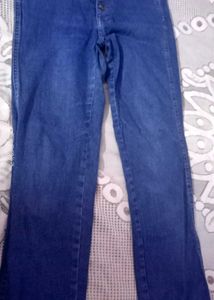 High Wasted Blue Jeans