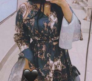Urbanic Korean Versace print Dress