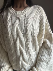 Zara Cable Knit Pullover Sweater