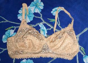 Lingerie Net Lace Bra (40/100)(Non-padded)