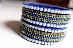 Silk Thread Bangels Set
