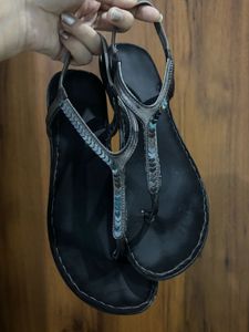 T-Strap Flat Sandals