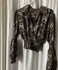 Leopard Print Top