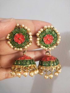 Floral Jhumkas