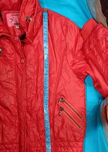 Red Padded Winter Jacket