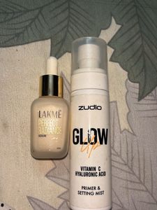 It’s a lame serum and Zudio setting mist combo