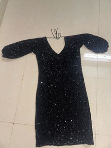 Sparkling Black Party Dress