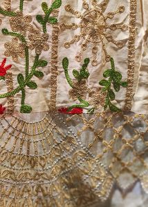 Pakistani Embroidery Kurti With Lays Daman.