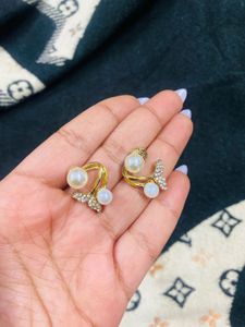 Pearl & Crystal Statement Earrings