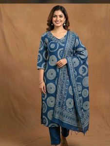 Teal Blue Kurta Set