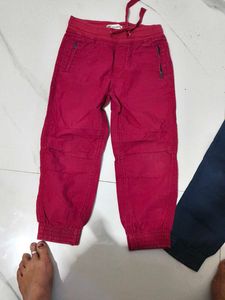 Red Boys Joggers