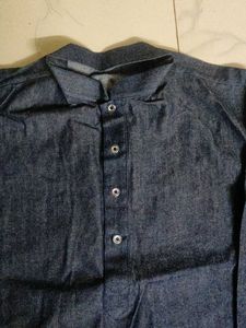 Denim Kurta