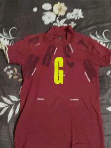 Maroon Graphic T-Shirt