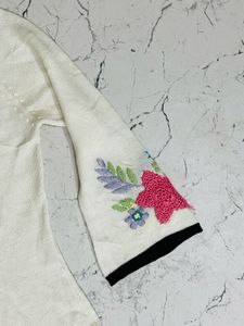 Floral Embroidered Top