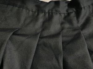 KOREAN BLACK PLATED SKIRT 🖤🐈‍⬛