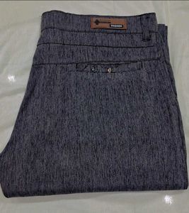 Stylish Men's Grey Patterned Pants