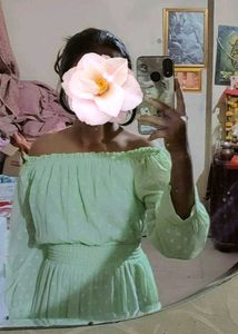 A Coquette Light Green Dress 🍀