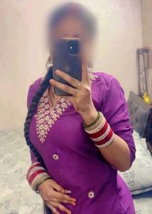 Elegant Purple Kurta Set