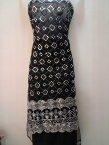 Elegant Black Dress Material