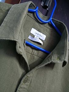 Calvin Klein Olive Green Shirt