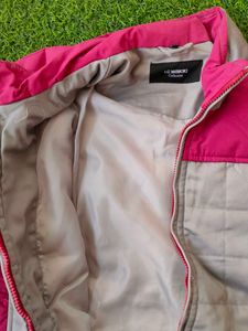 Winter Pink &amp; Grey Jacket Heavy Quality