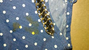 Set Top Polkadot And Jeans For Women