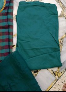 Ethnic Silk Kurta Set Crepe Dupatta