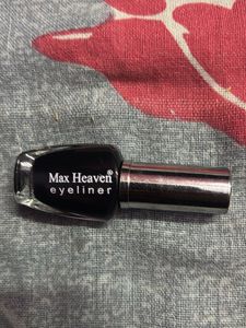 Eyeliner and mascara