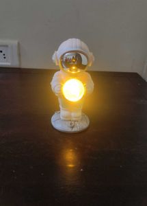 Statue And Lamp Astronaut Figurine