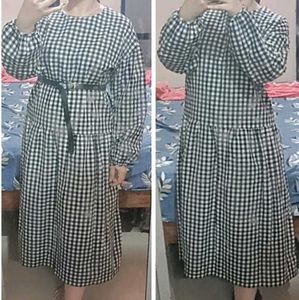 THICK DRESS WITH BELT