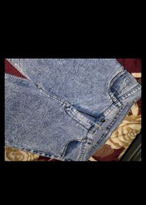 Acid Wash Denim Jeans