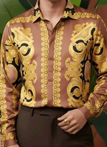 Stylish Patterned Men's Shirt