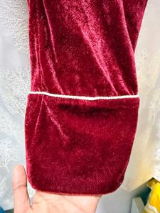 Cozy Velvet Night Suit Set