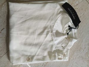 Solid White Top for Women