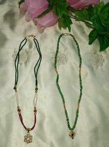 Beautiful Beaded Necklace Set / Mangalsutras