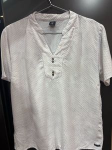 White Polka Dot Shirt